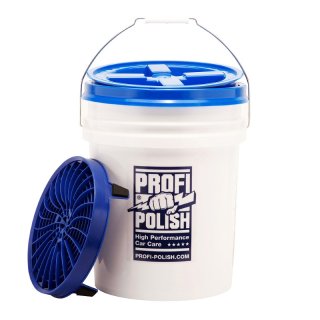 ProfiPolish GRIT GUARD wash bucket 18,9 liter white